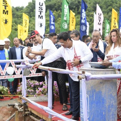1. Meghalaya CM Conrad Sangma laying foundation of Medical College at USTM on 3rd October 2022