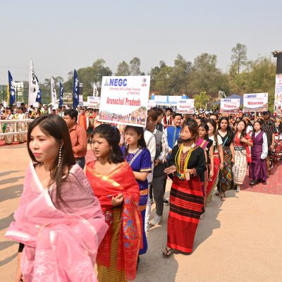 2. Cultural rally showcasing 8 states of NE at NEGC-2023 at USTM on 8th April